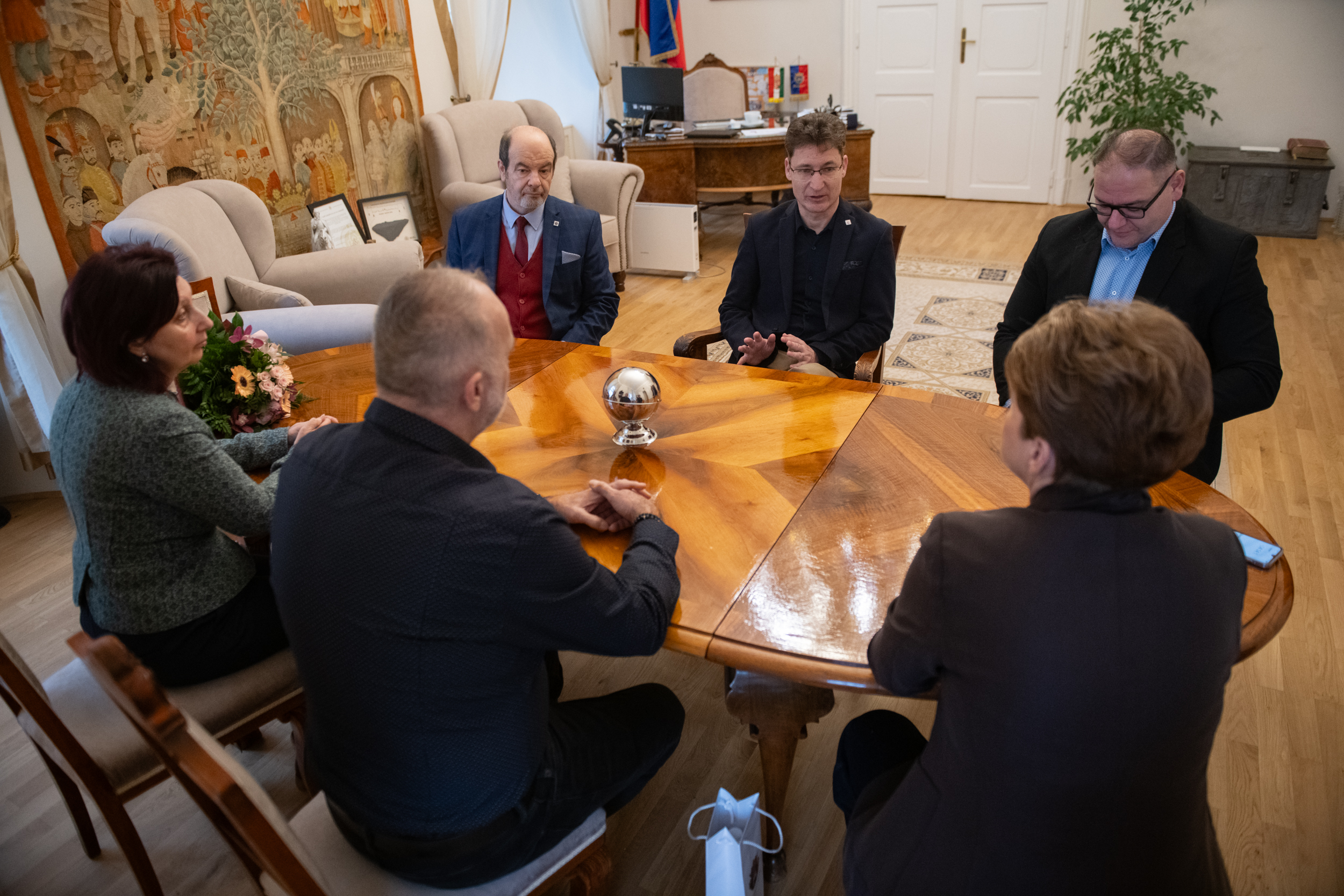 Intézményvezetők látogatása a Városházán